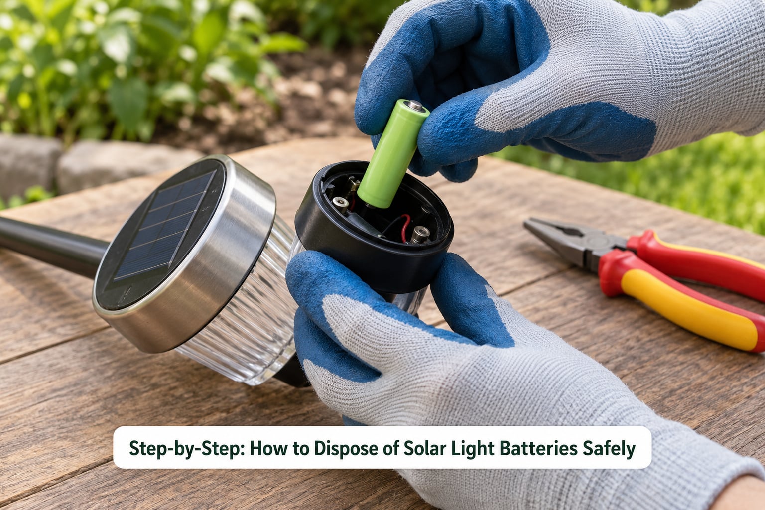 Step-by-Step: How to Dispose of Solar Light Batteries Safely