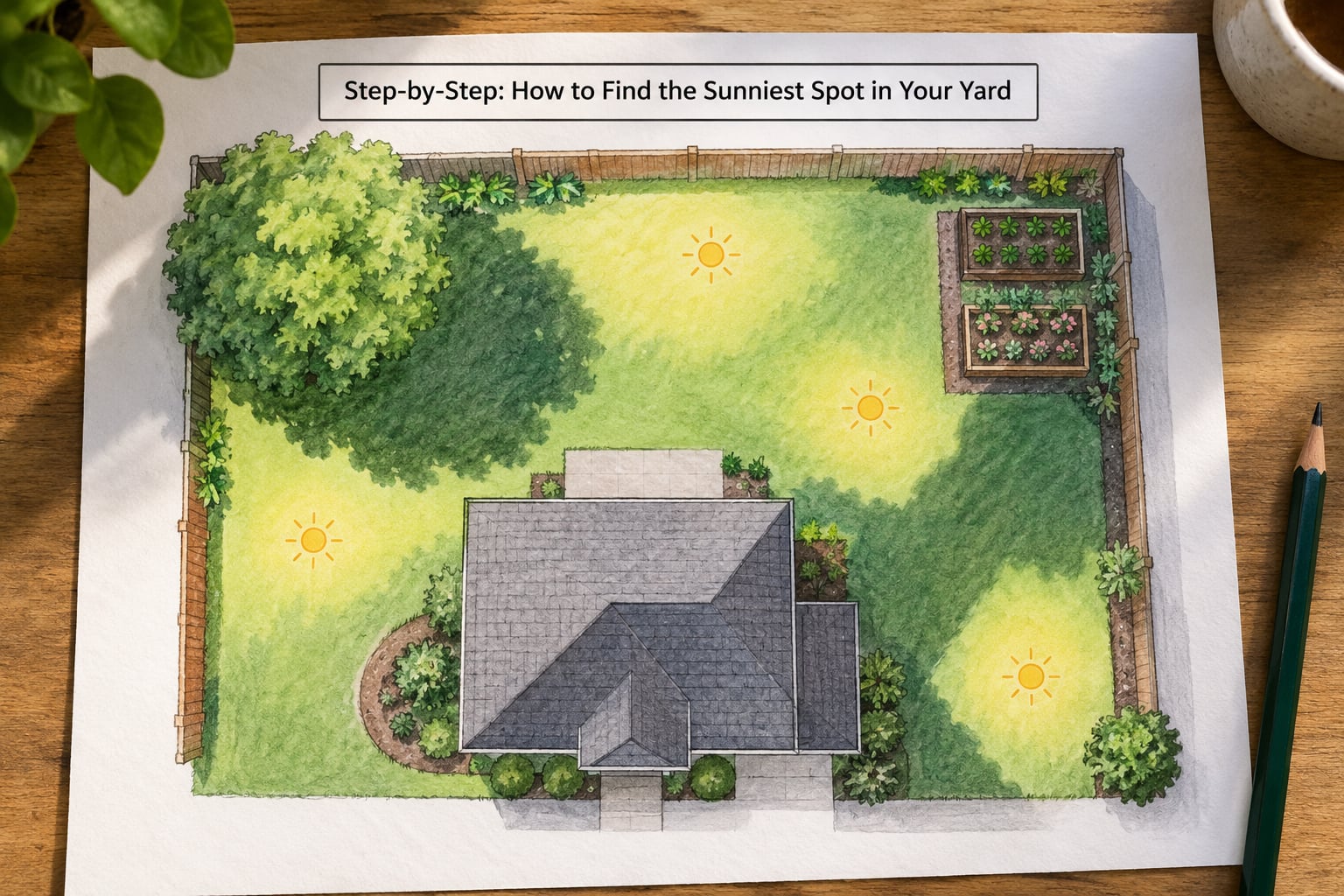 Step-by-Step: How to Find the Sunniest Spot in Your Yard