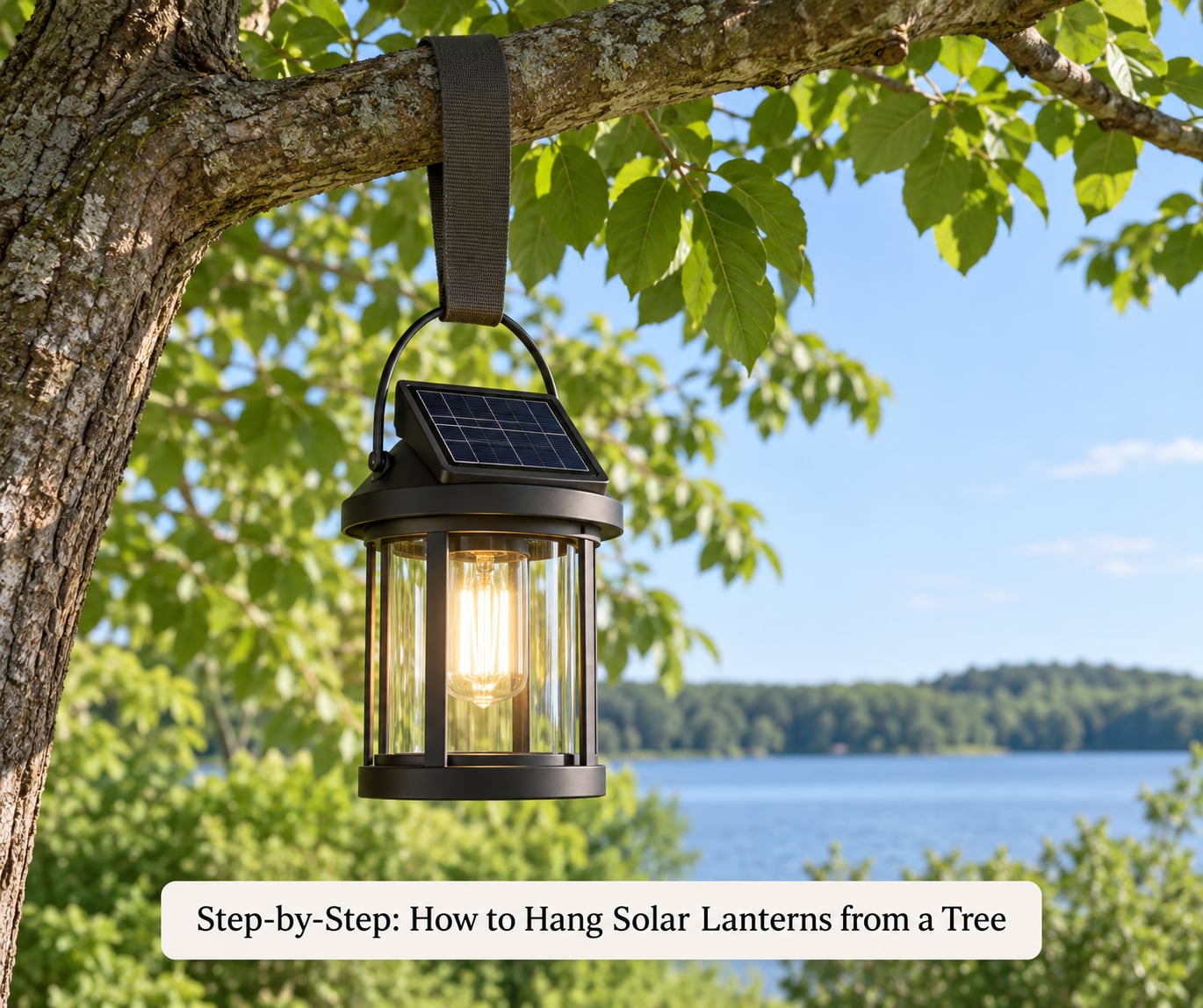 Step-by-Step: How to Hang Solar Lanterns from a Tree