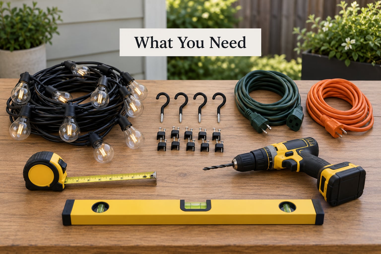 What You Need