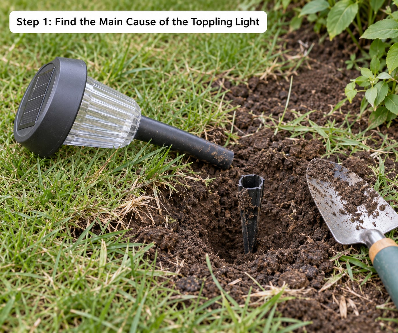 Step 1: Find the Main Cause of the Toppling Light
