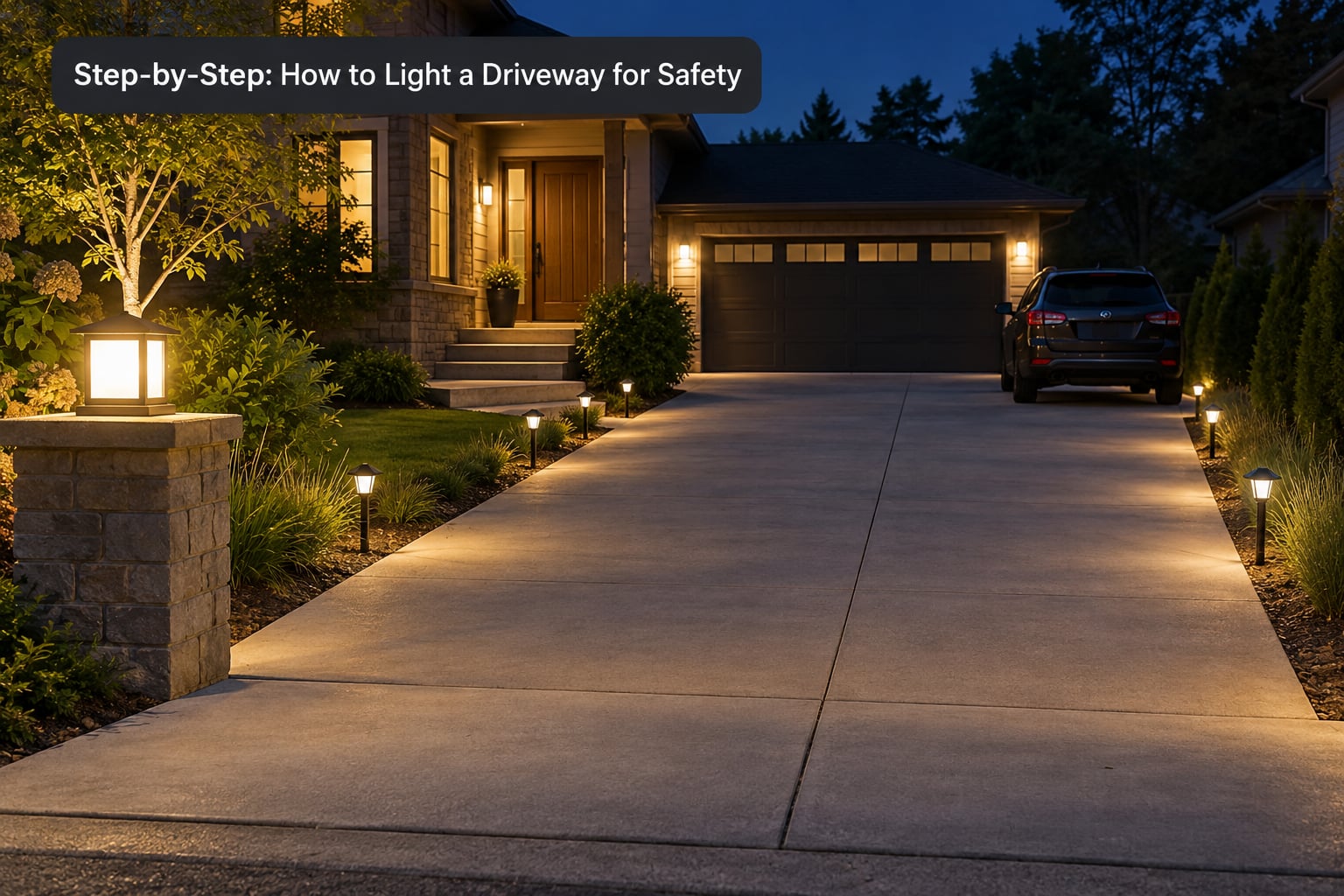 Step-by-Step: How to Light a Driveway for Safety