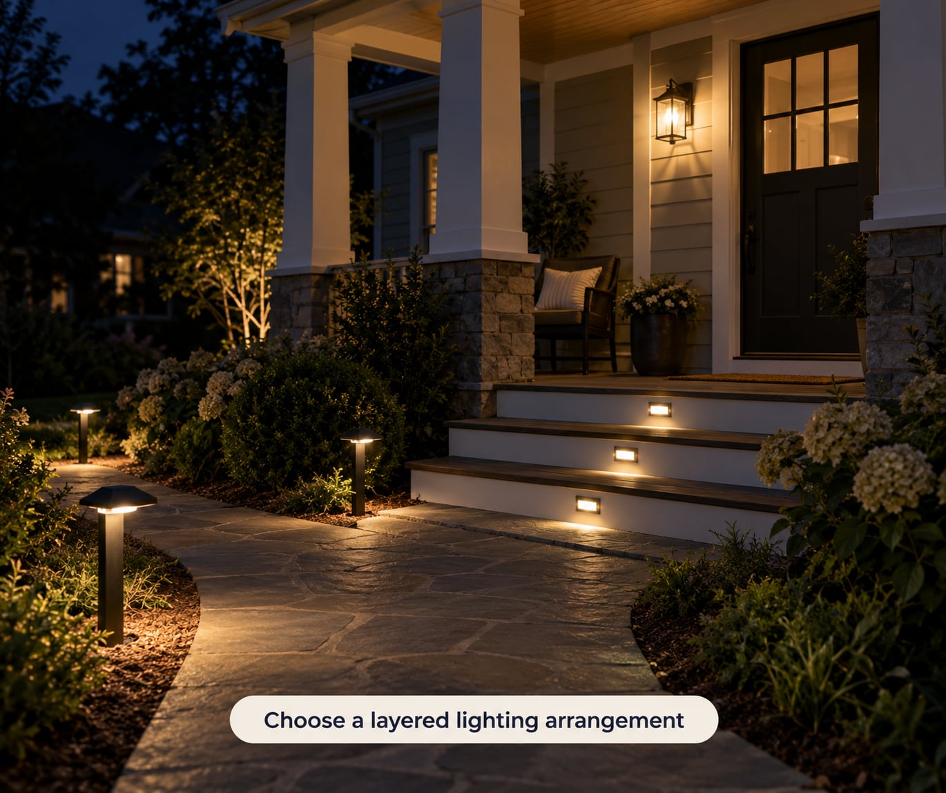 Choose a layered lighting arrangement