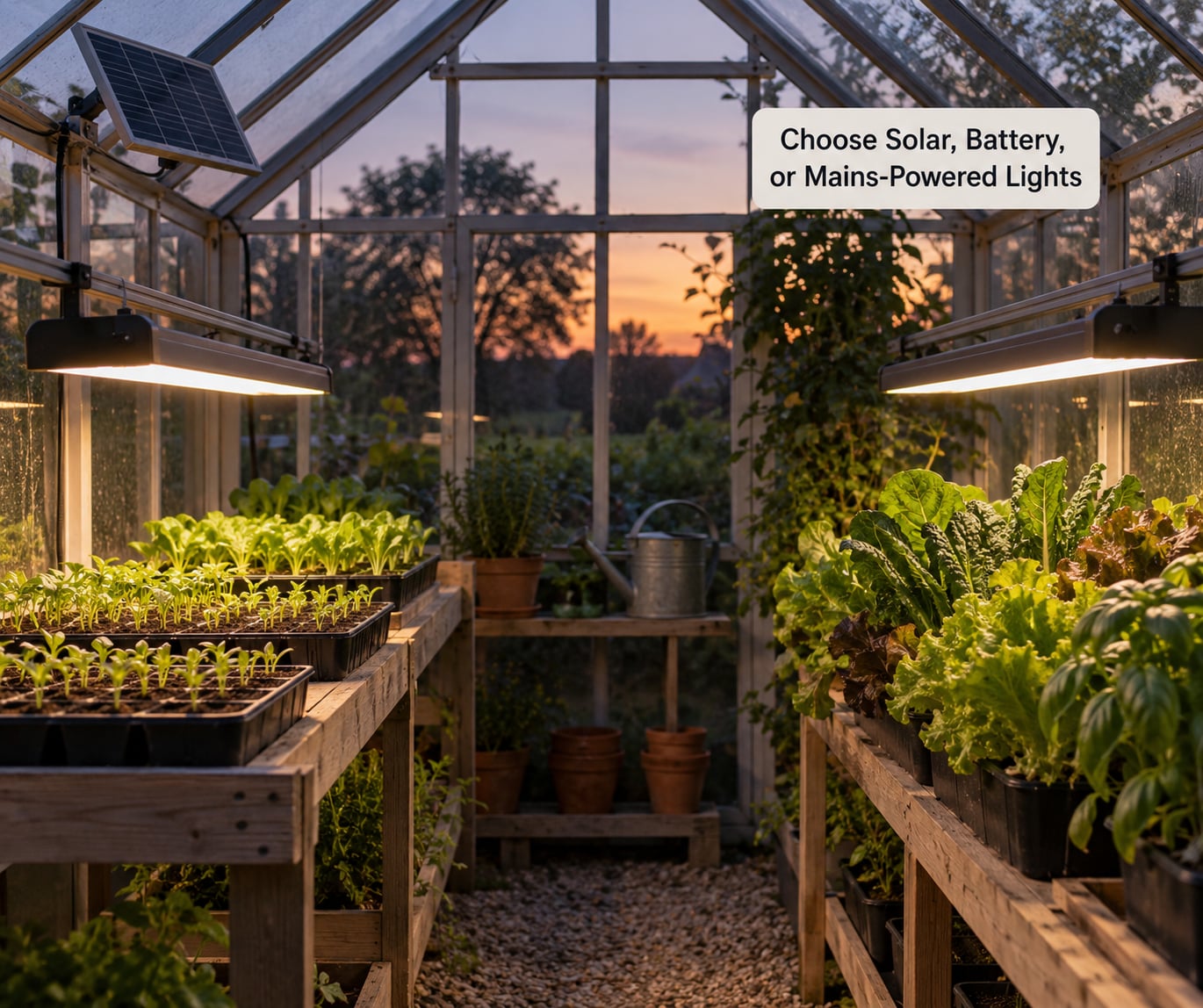 Choose Solar, Battery, or Mains-Powered Lights