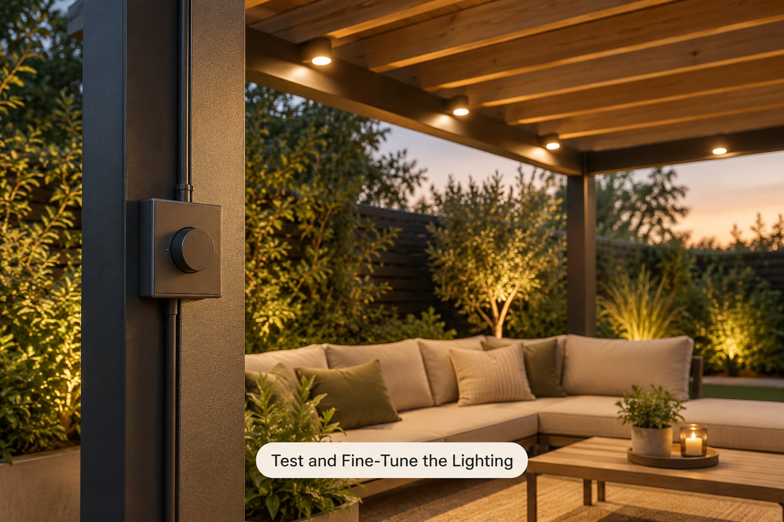 Test and Fine-Tune the Lighting