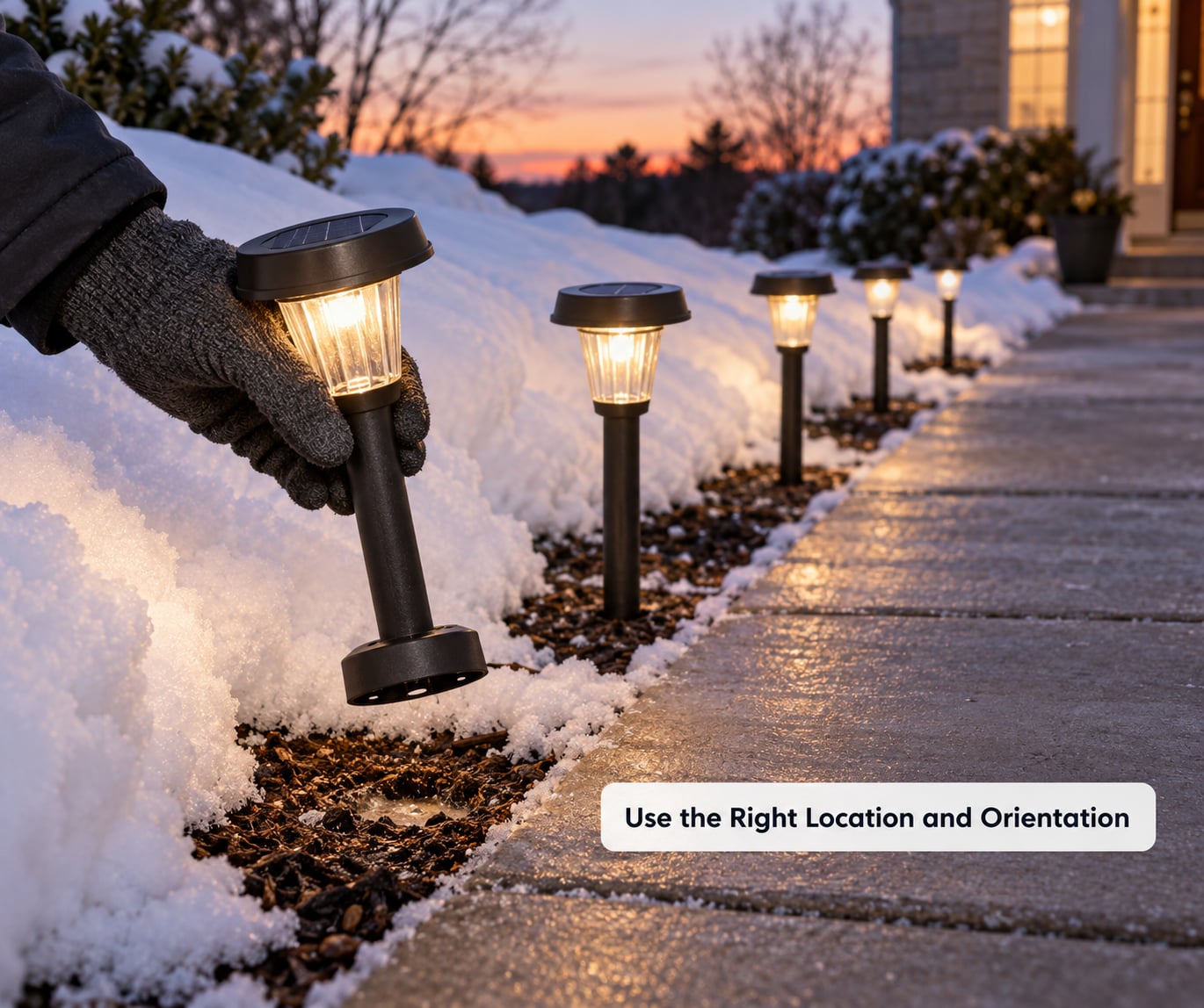 Use the Right Location and Orientation