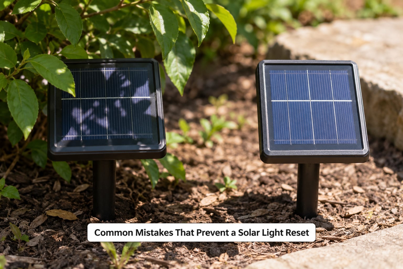 Common Mistakes That Prevent a Solar Light Reset