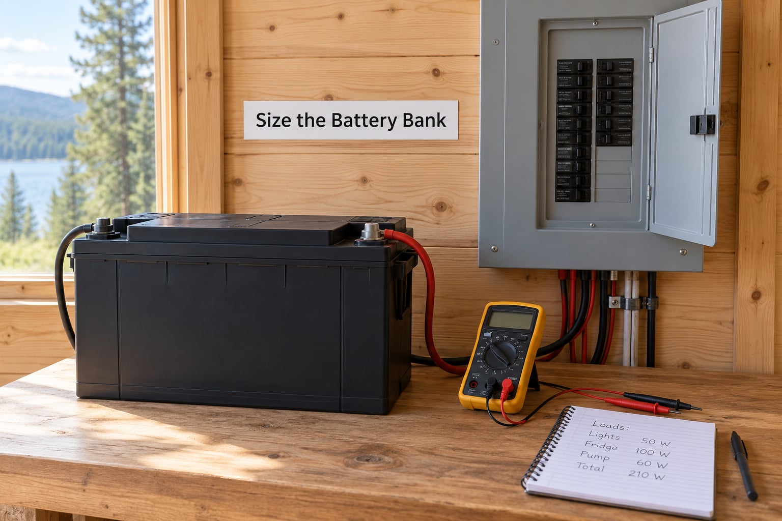 Size the Battery Bank