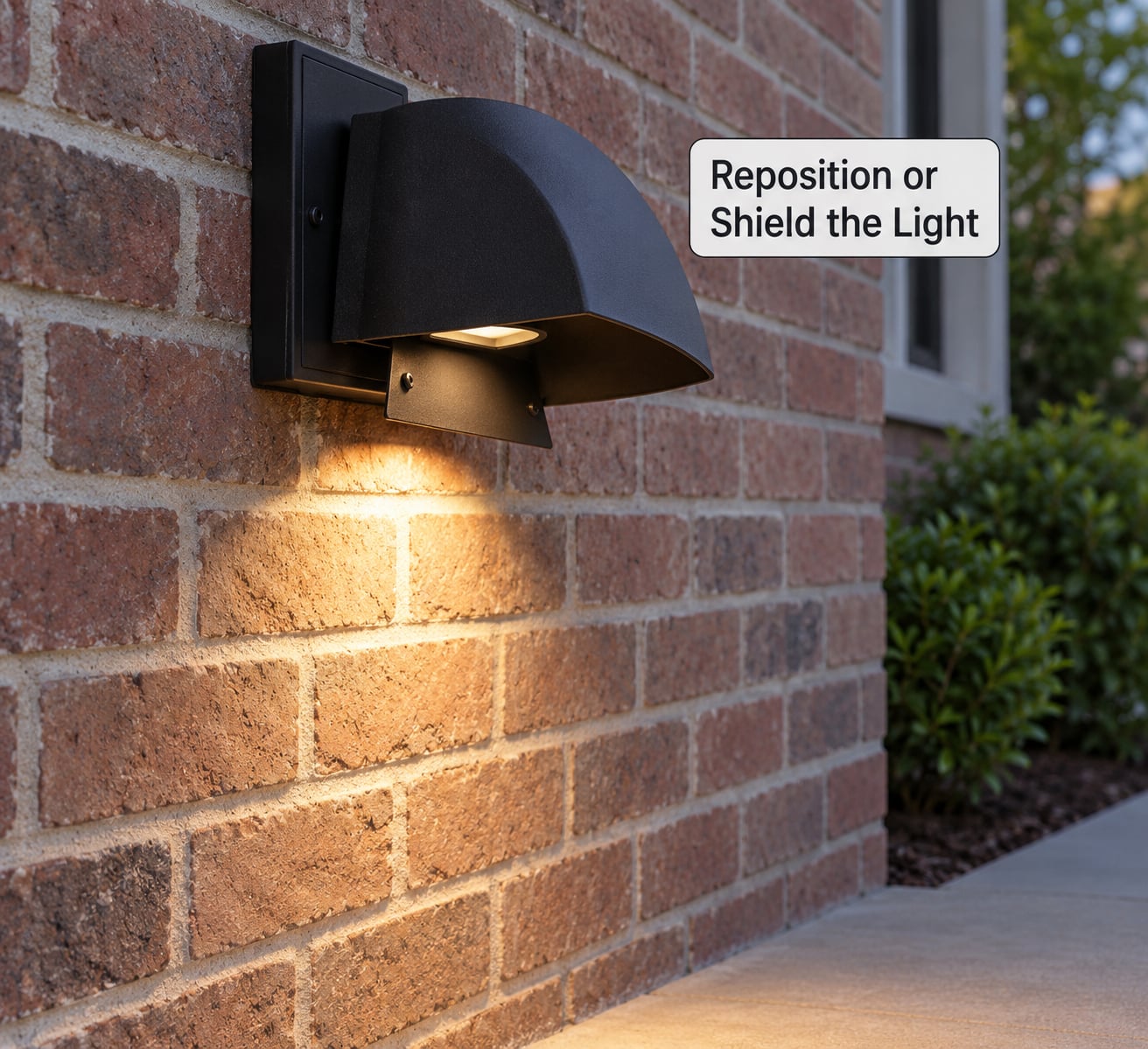 Reposition or Shield the Light