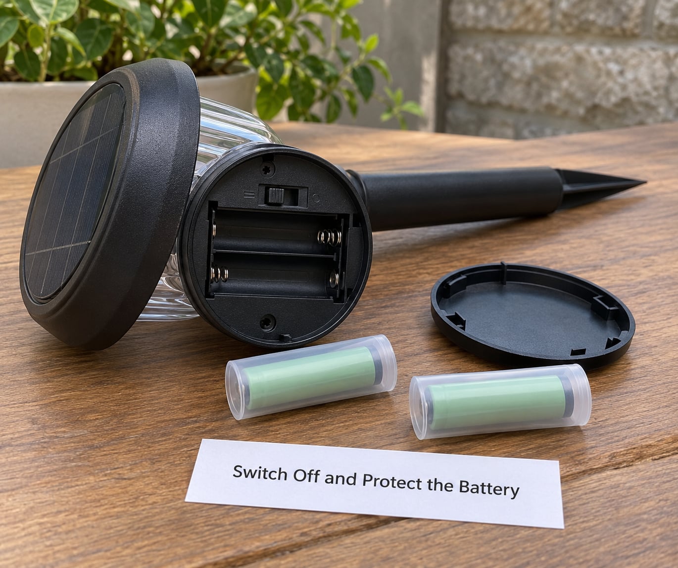 Switch Off and Protect the Battery