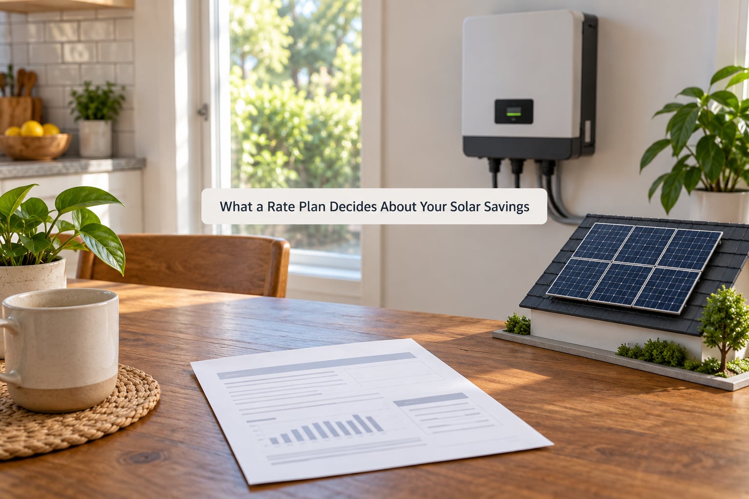 What a Rate Plan Decides About Your Solar Savings