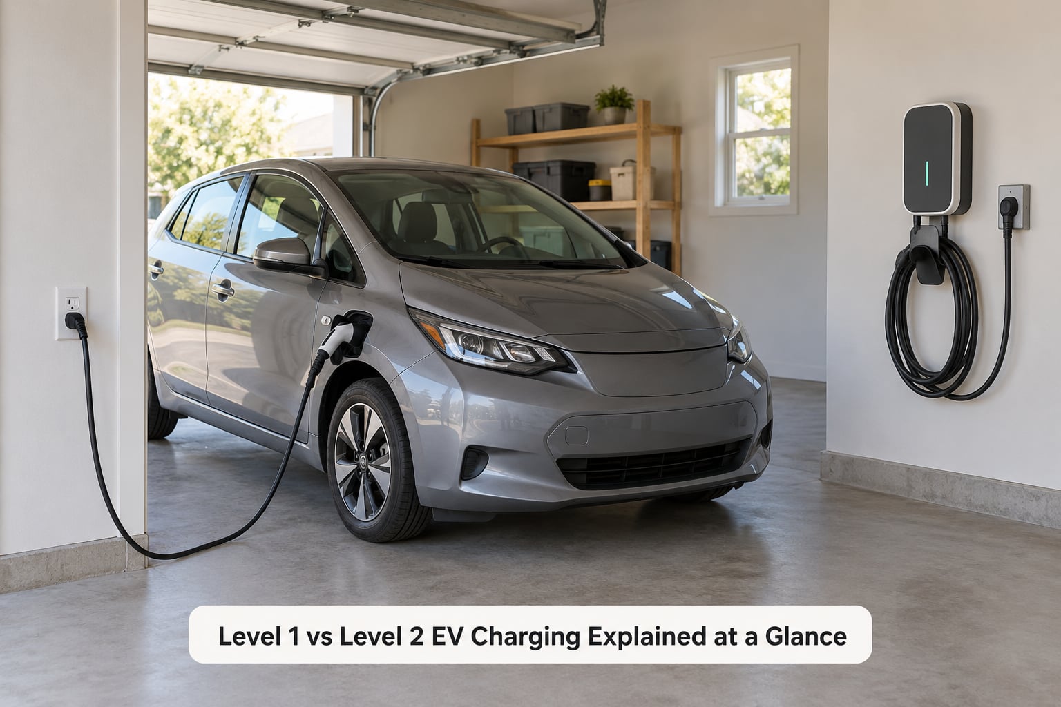 Level 1 vs Level 2 EV Charging Explained at a Glance