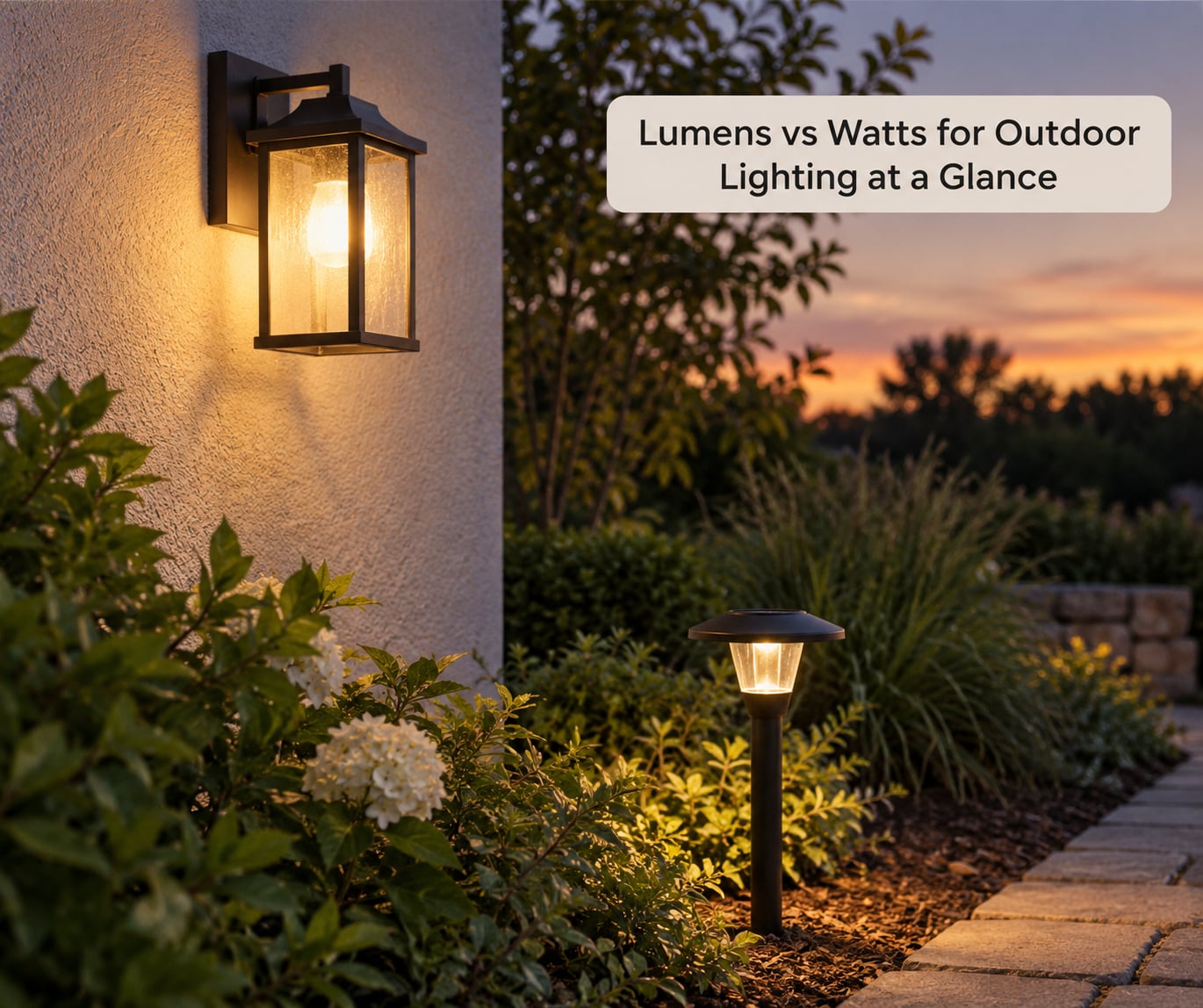 Lumens vs Watts for Outdoor Lighting at a Glance