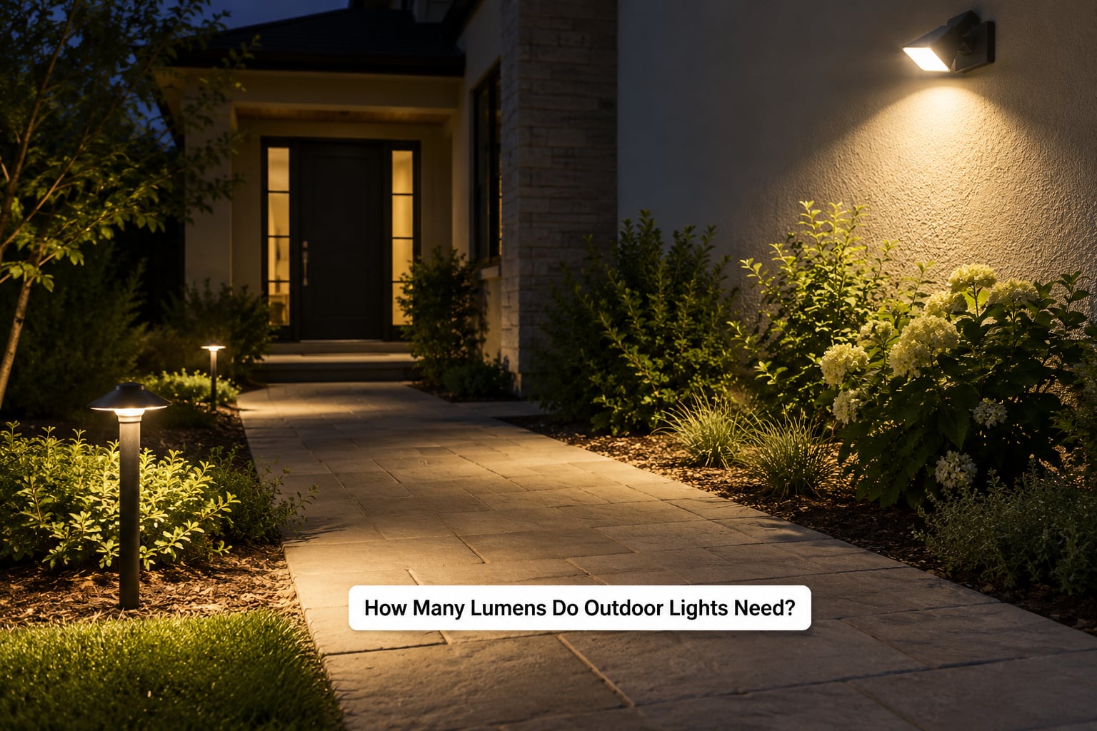 How Many Lumens Do Outdoor Lights Need?