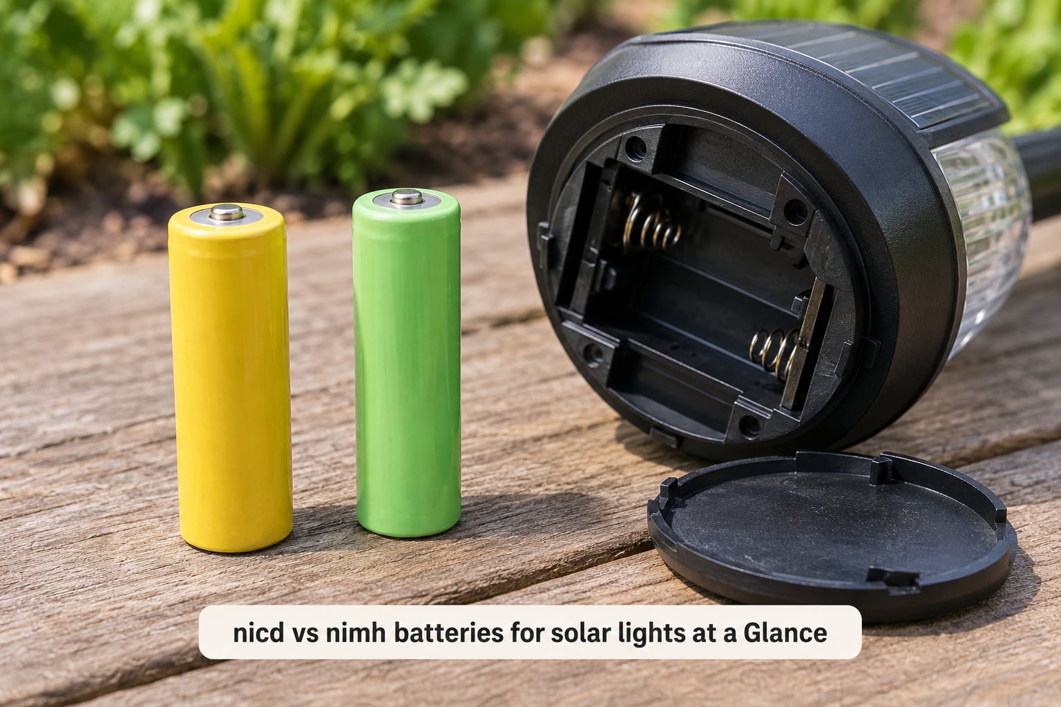 nicd vs nimh batteries for solar lights at a Glance