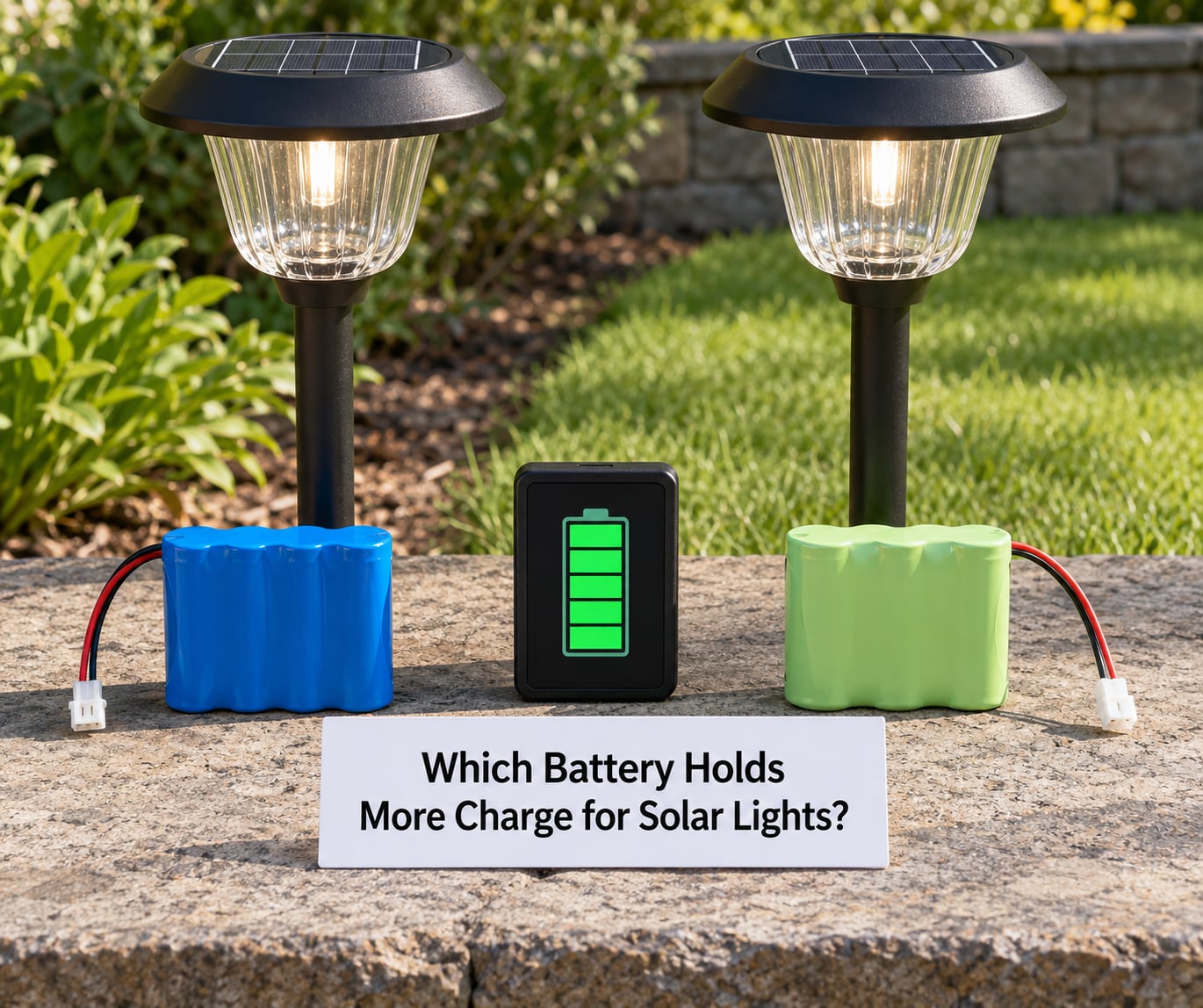 Which Battery Holds More Charge for Solar Lights?