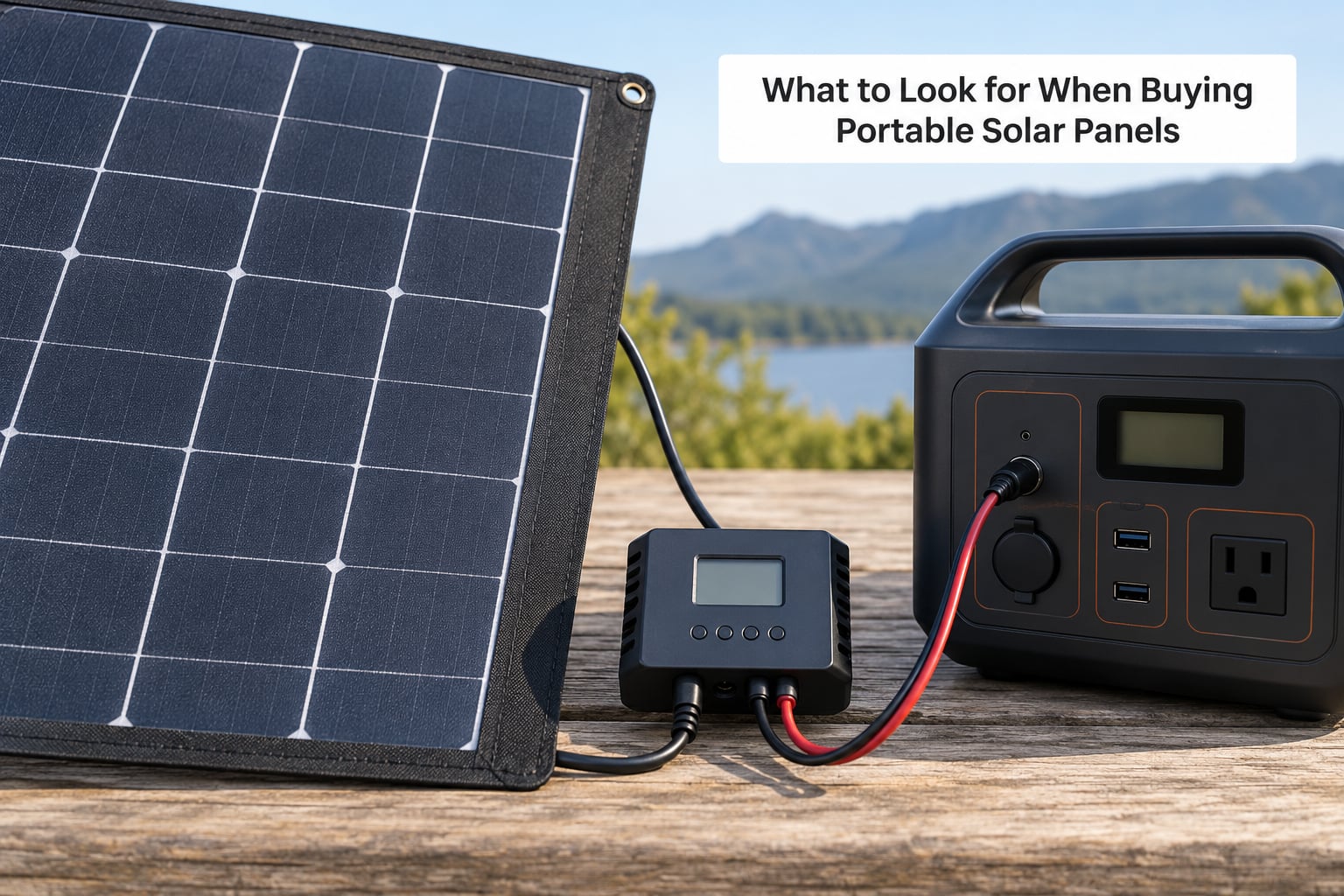 What to Look for When Buying Portable Solar Panels