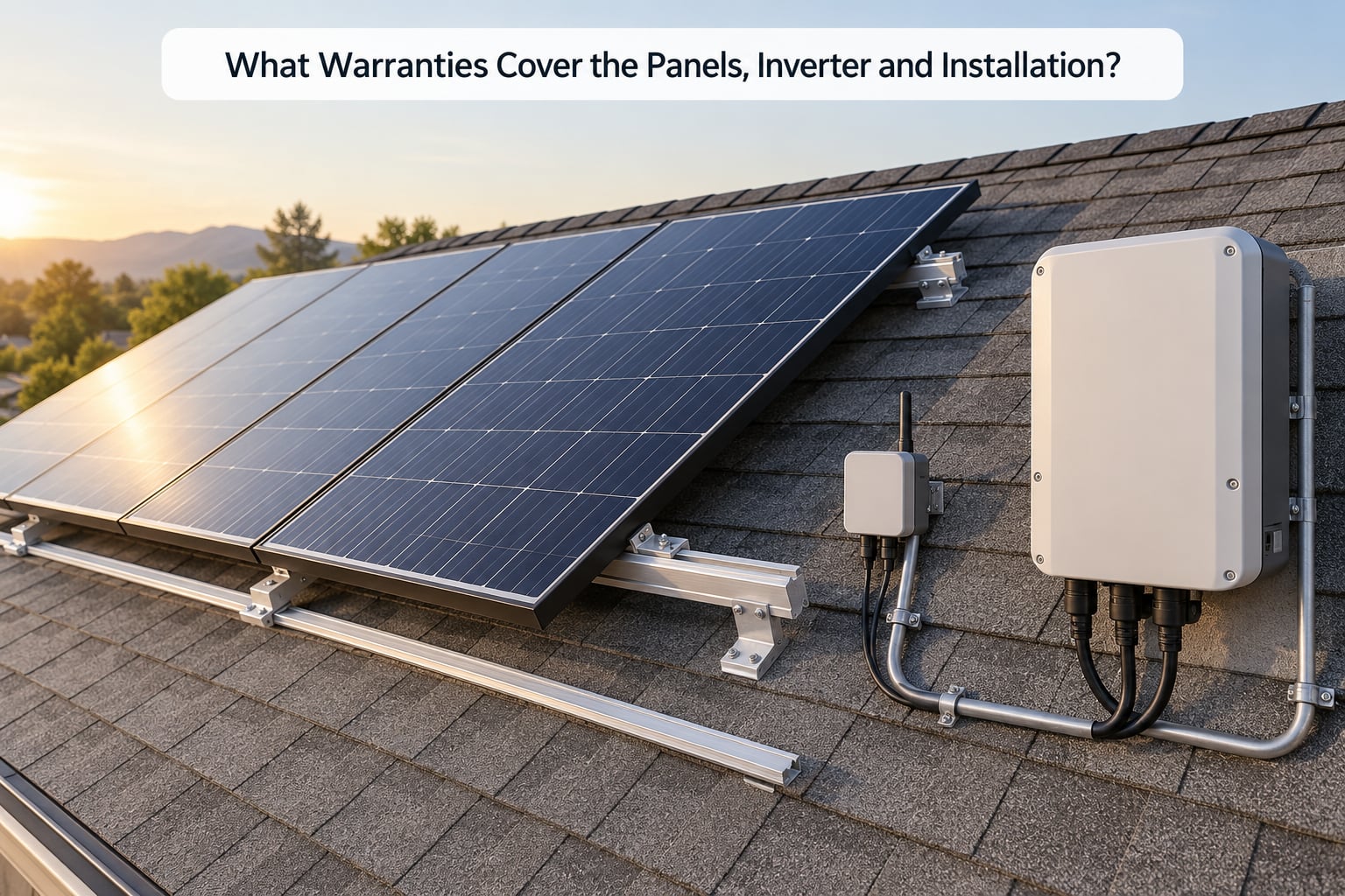 What Warranties Cover the Panels, Inverter and Installation?