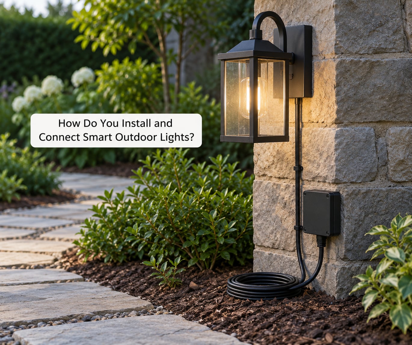 How Do You Install and Connect Smart Outdoor Lights?
