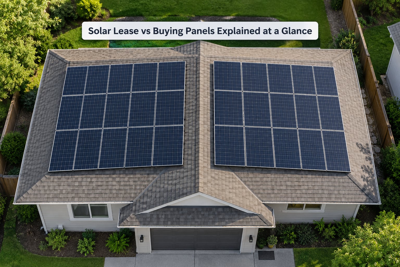 Solar Lease vs Buying Panels Explained at a Glance