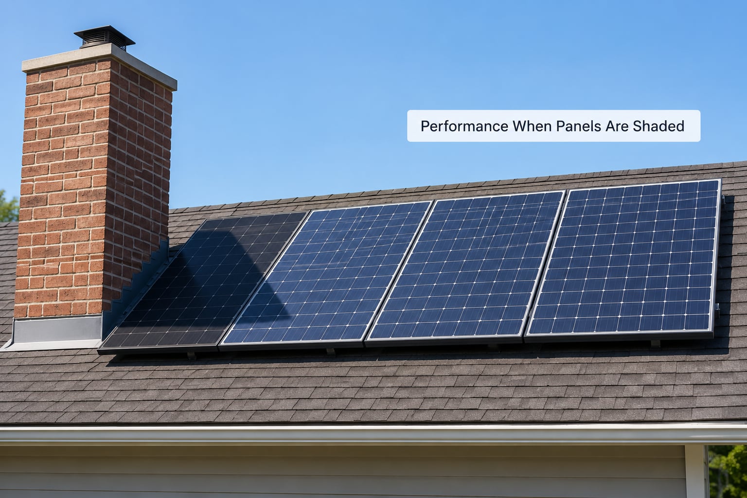 Performance When Panels Are Shaded