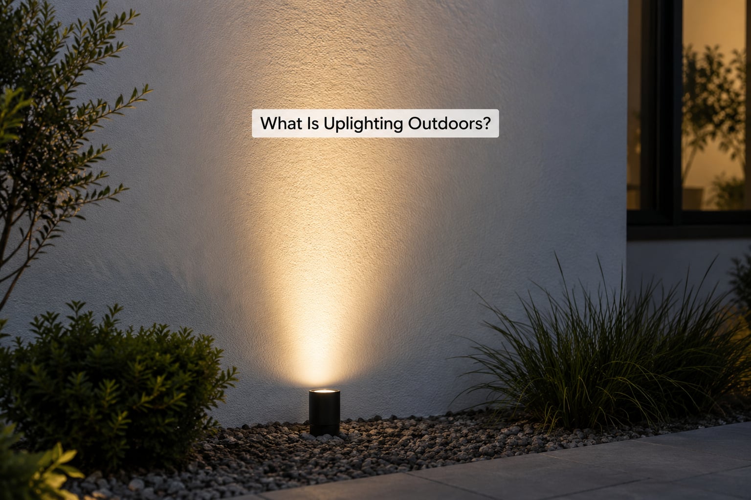 What Is Uplighting Outdoors?