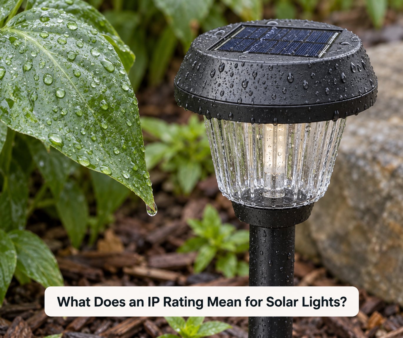 What Does an IP Rating Mean for Solar Lights?