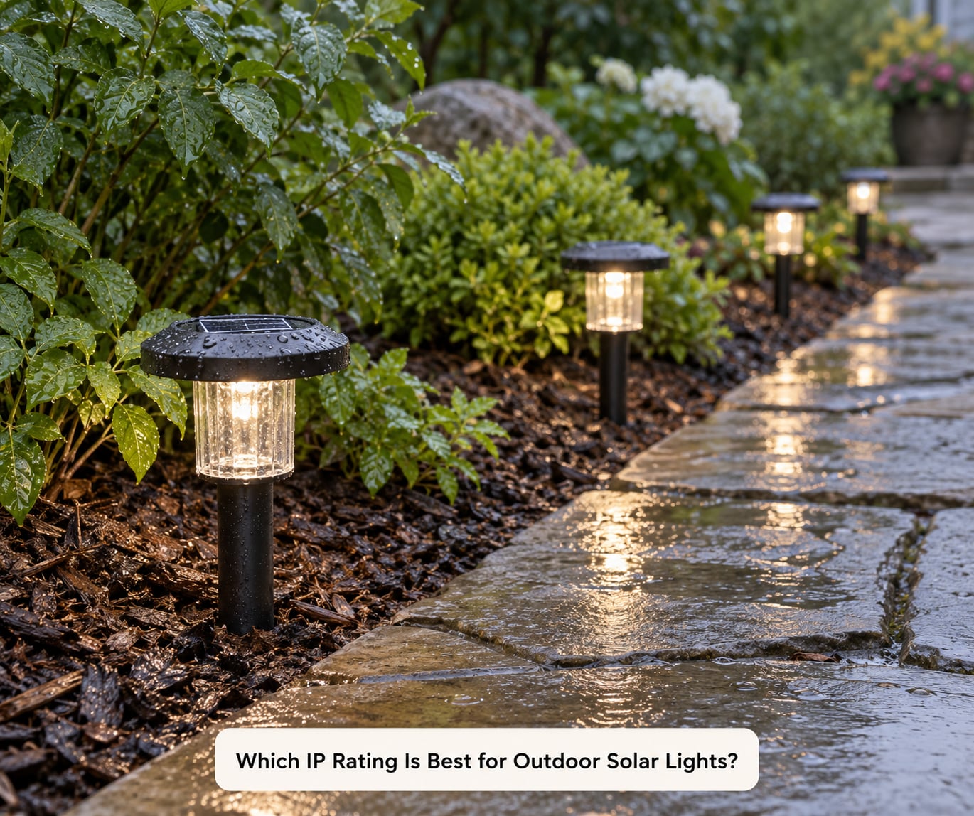 Which IP Rating Is Best for Outdoor Solar Lights?