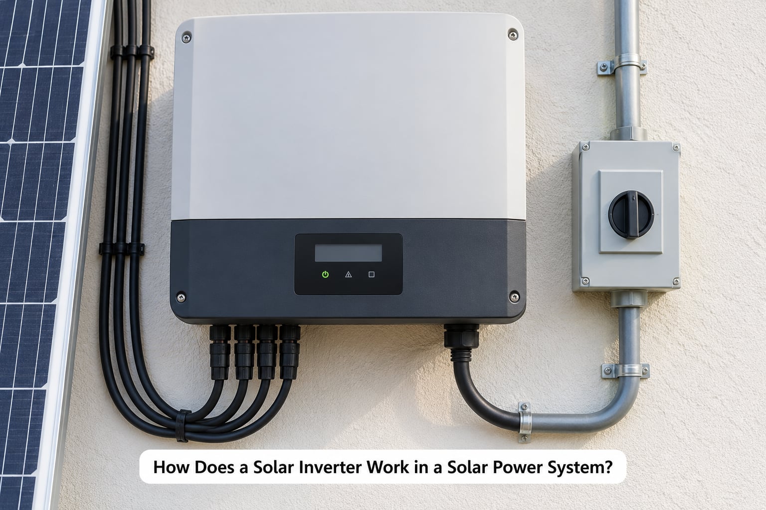 How Does a Solar Inverter Work in a Solar Power System?