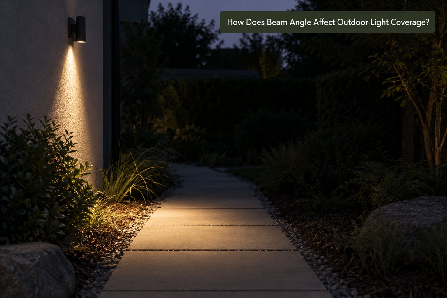 How Does Beam Angle Affect Outdoor Light Coverage?