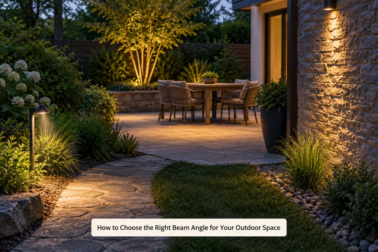 How to Choose the Right Beam Angle for Your Outdoor Space