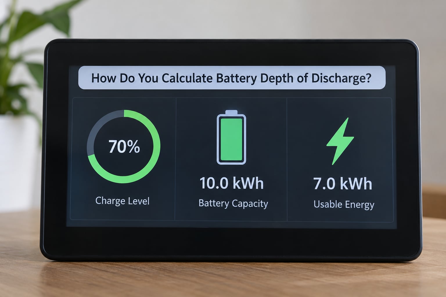 How Do You Calculate Battery Depth of Discharge?
