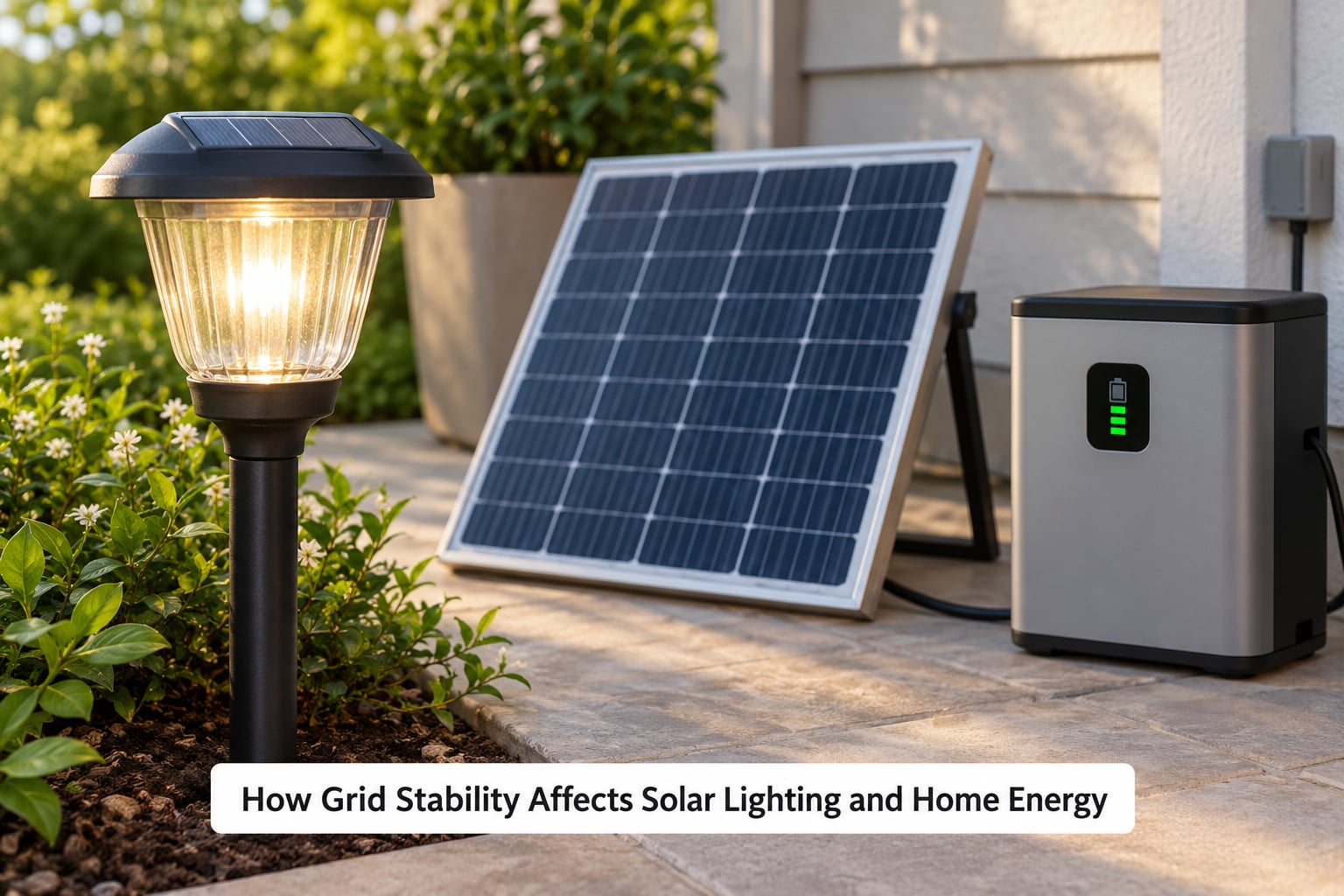 How Grid Stability Affects Solar Lighting and Home Energy