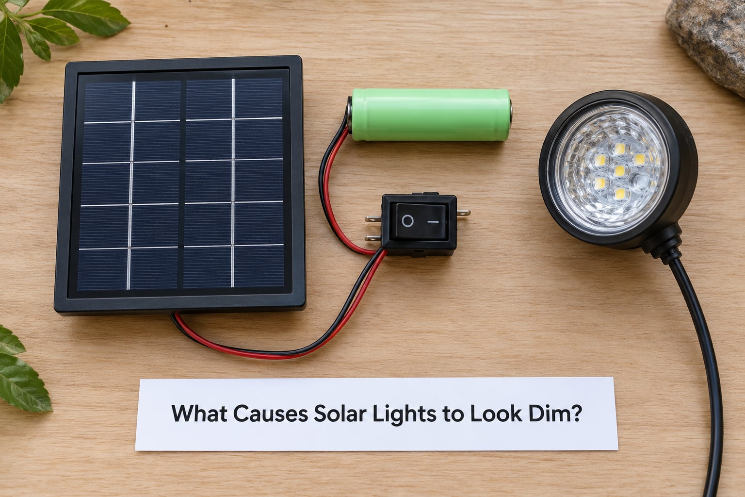 What Causes Solar Lights to Look Dim?