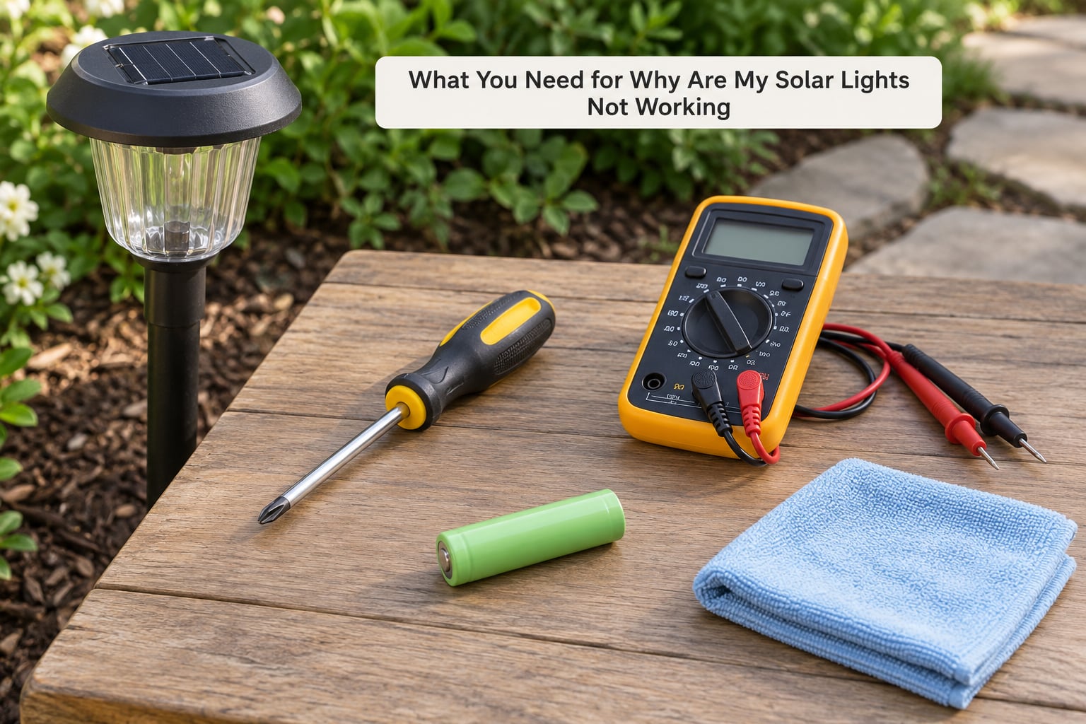What You Need for Why Are My Solar Lights Not Working
