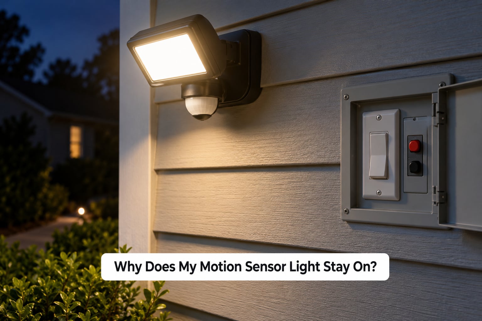 Why Does My Motion Sensor Light Stay On?